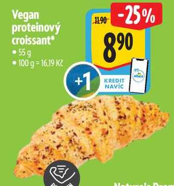 Vegan proteinový croissant, 55 g