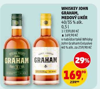WHISKEY JOHN GRAHAM, 0,5 l