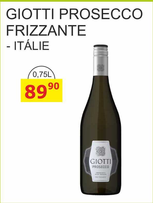 GIOTTI PROSECCO FRIZZANTE - ITÁLIE 0,75L 