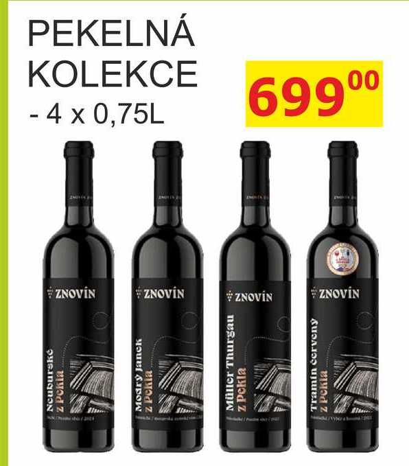 ZNOVÍN ZNOJMO PEKELNÁ KOLEKCE 4 x 0,75L 
