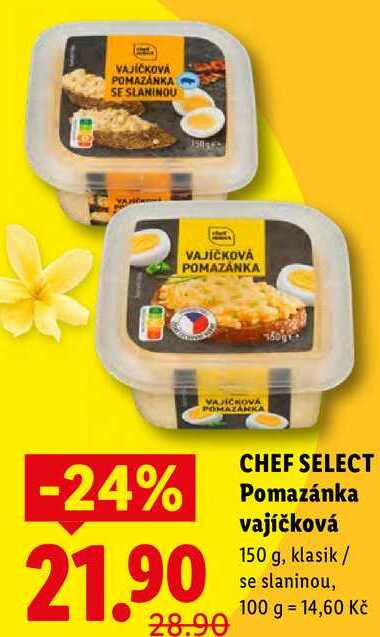 CHEF SELECT Pomazánka vajíčková, 150 g