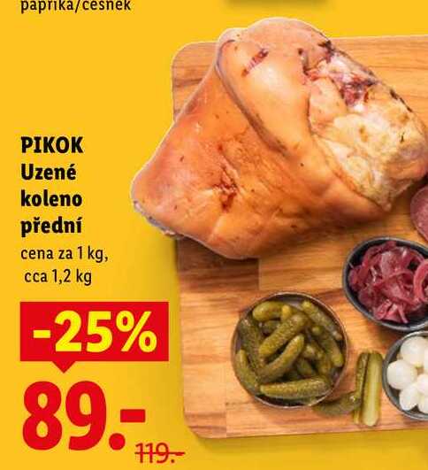 PIKOK Uzené koleno přední, cena za 1 kg