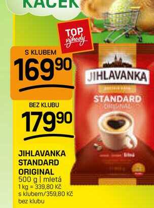 JIHLAVANKA STANDARD ORIGINAL 500 g | mletá