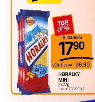 Horalky mini 3x27g