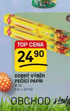 DOBRÝ VÝBĚR PEČÍCÍ PAPÍR 8 m 