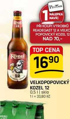VELKOPOPOVICKÝ KOZEL 12 0,5l
