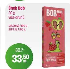 Šnek Bob 30 g více druhů 