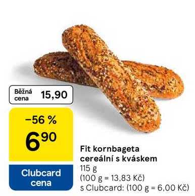 Fit kornbageta cereální s kváskem, 115 g 