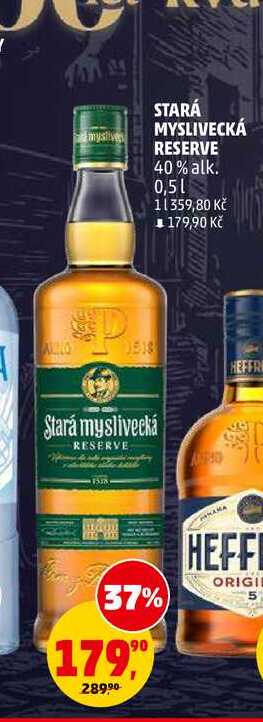 STARÁ MYSLIVECKÁ RESERVE, 0,5 l