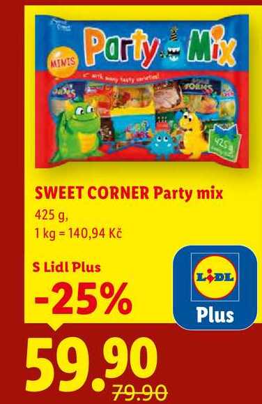 SWEET CORNER Party mix, 425 g