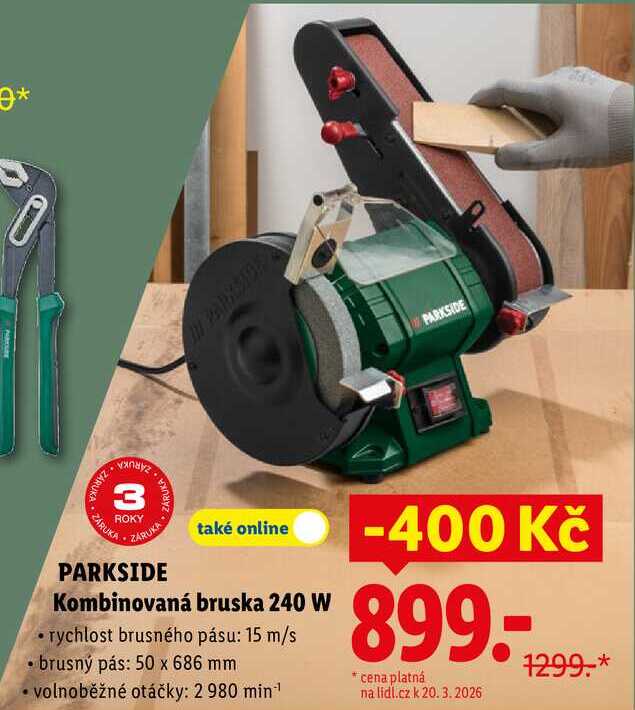 PARKSIDE Kombinovaná bruska 240 W 