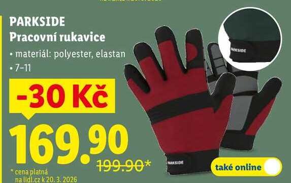 PARKSIDE Pracovní rukavice