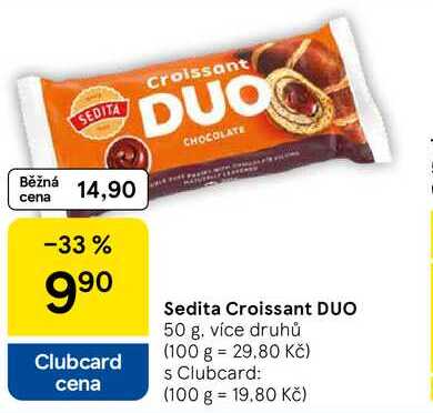 Sedita Croissant DUO, 50 g, více druhů  