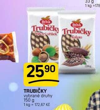 TRUBIČKY vybrané druhy 150 g
