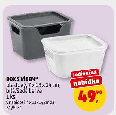 BOX S VÍKEM, 1 ks 
