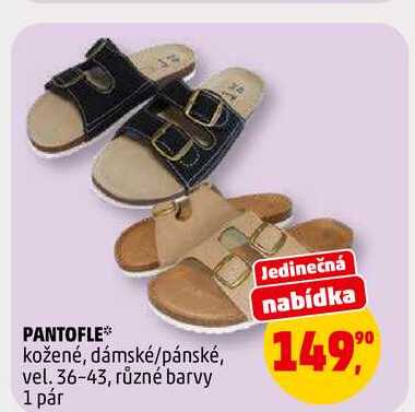 PANTOFLE, 1 pár