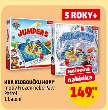 HRA KLOBOUČKU HOP!, 1 balení