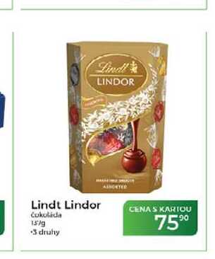 Lindt Lindor čokoláda 137g