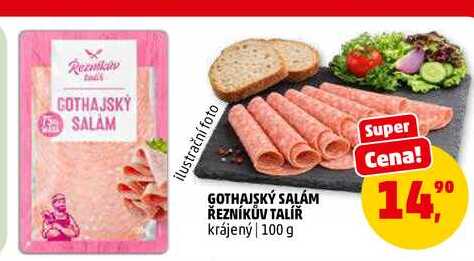GOTHAJSKÝ SALÁM ŘEZNÍKŮV TALÍŘ, 100 g 
