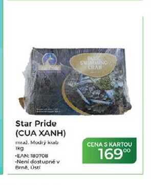Star Pride (CUA XANH) mraž. Modrý krab 1kg
