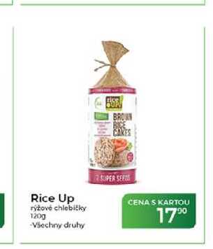 Rice Up rýžové chlebíčky 120g