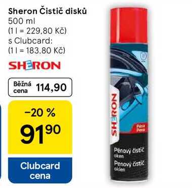 Sheron Čistič disků, 500 ml  