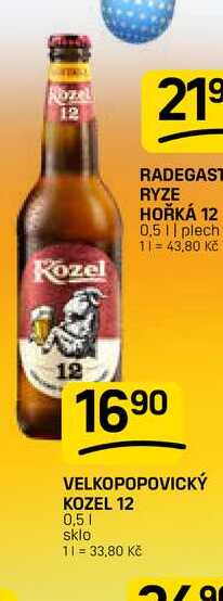 VELKOPOPOVICKÝ KOZEL 12 0,5l