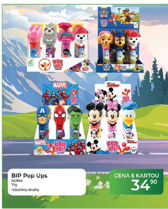 BIP Pop Ups lízátko 10g