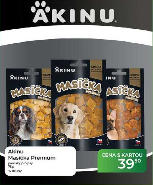 Akinu Masička Premium pamsky pro psy 75g