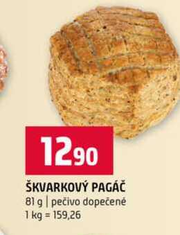 ŠKVARKOVÝ PAGÁČ 81 g pečivo dopečené 