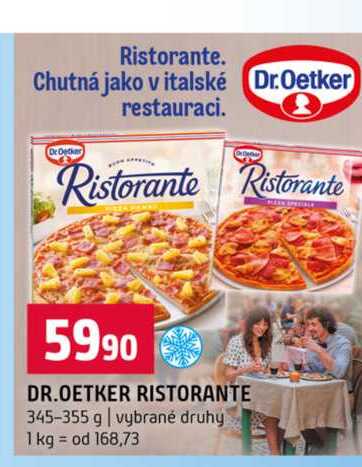 DR.OETKER RISTORANTE 345-355 g vybrané druhy 