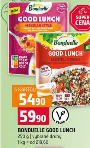 BONDUELLE GOOD LUNCH 250 g vybrané druhy 