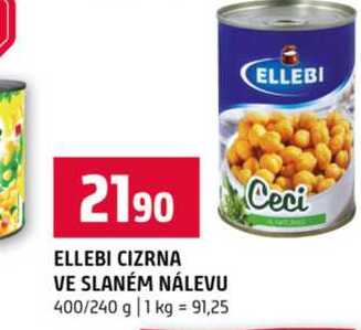 ELLEBI CIZRNA VE SLANÉM NÁLEVU 400/240 g