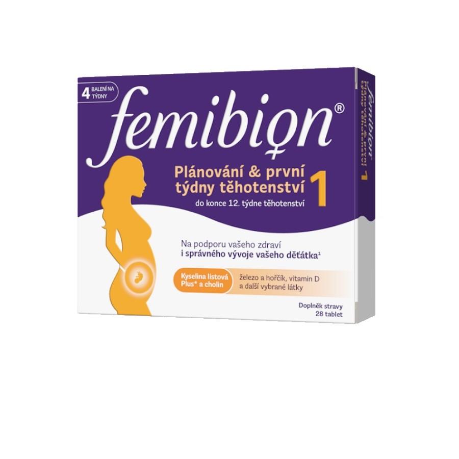 Femibion 1 Plánování a první týdny těhotenství 28 tablet