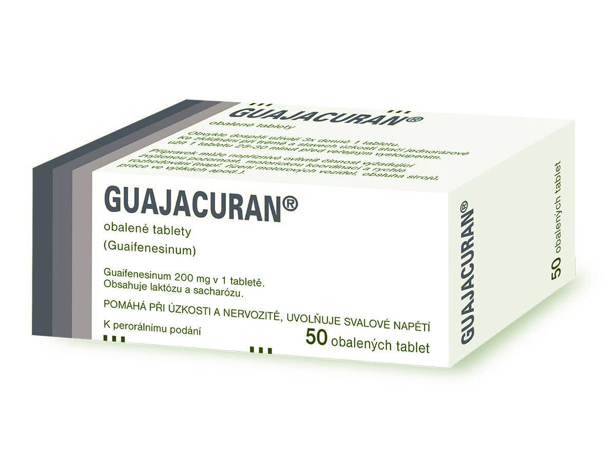 Guajacuran 200mg obalené tablety 50