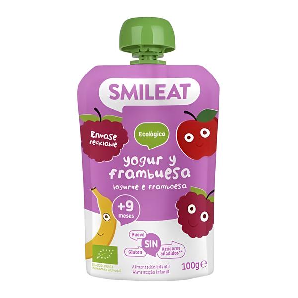 Smileat BIO Kapsička řecký jogurt, banán, malina a rýže