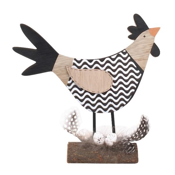 Anděl Přerov Slepička čenobílá na postavení