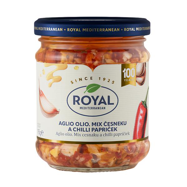 Royal Mix chilli papriček a česneku v oleji