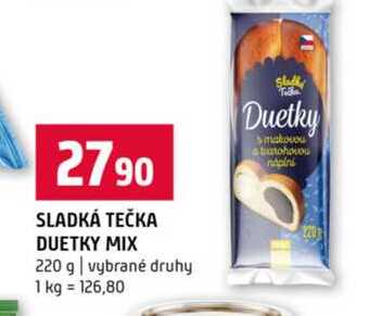 SLADKÁ TEČKA DUETKY MIX 220 g vybrané druhy