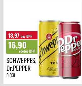 SCHWEPPES, Dr.PEPPER 0,33l
