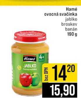 Hamé ovocná svačinka jablko broskev banán 190 g