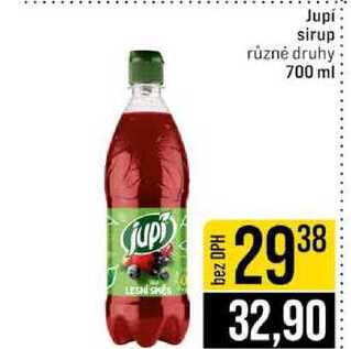 Jupi sirup různé druhy 700 ml 