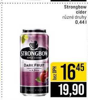 Strongbow cider různé druhy 0,44l