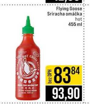 Flying Goose Sriracha omáčka hot 455 ml 