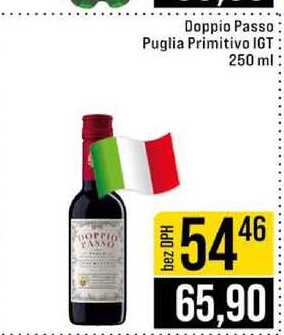 Doppio Passo Puglia Primitivo IGT 250 ml 