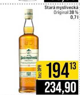 Stará myslivecká Original 38% 0,7l