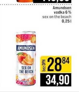 Amundsen vodka 6% sex on the beach 0,25l