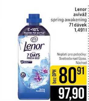 Lenor aviváž spring awakening 7l dávek 1,491l