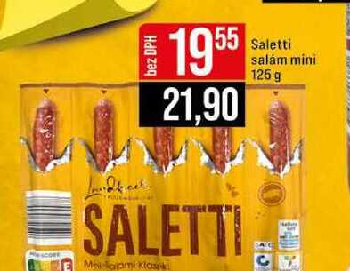 Saletti salám mini 125 g 