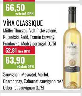 VÍNA CLASSIQUE 0,75l